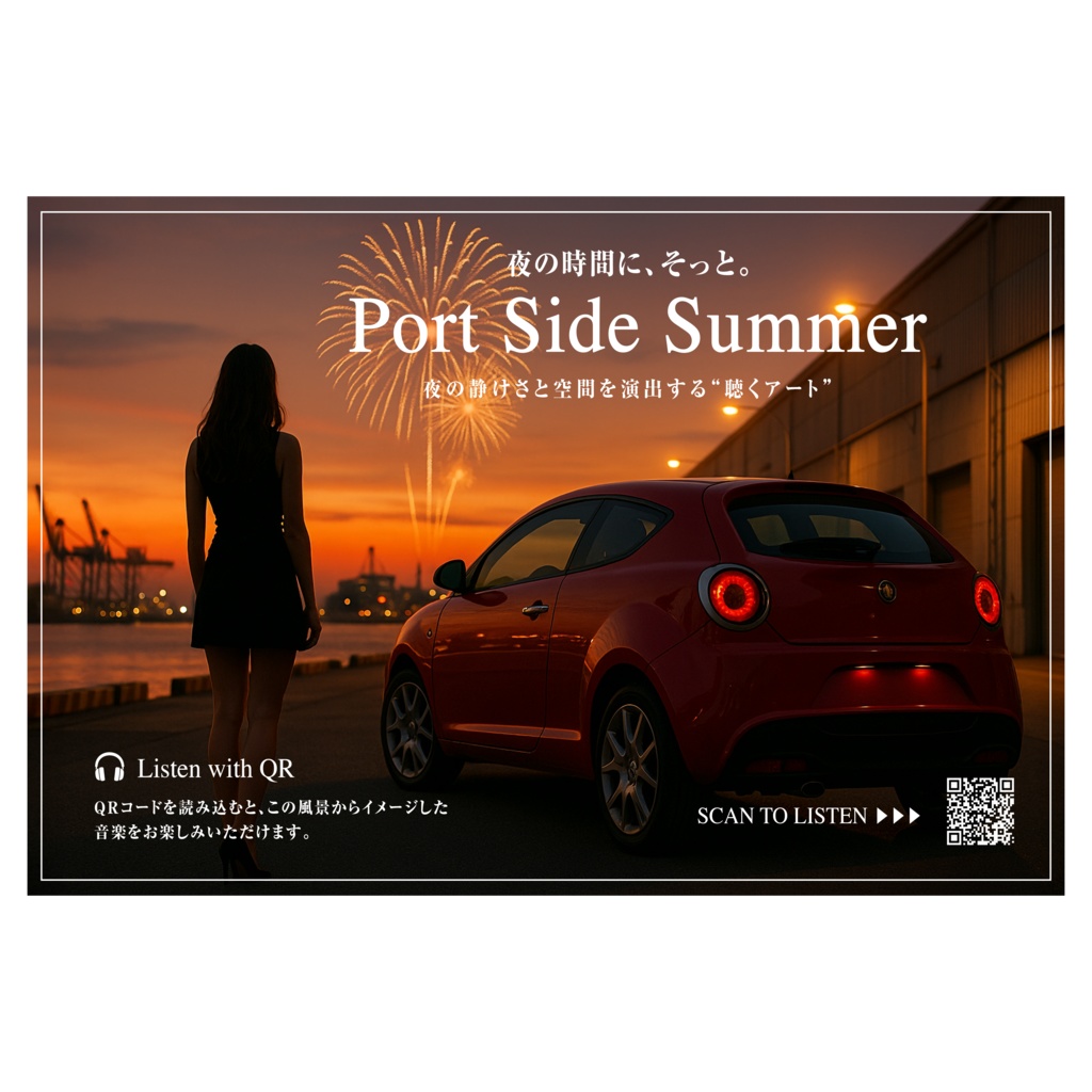 【聴くポスター】「Port Side Summer」 ｜ 空間を彩る16分40秒のフュージョンBGM