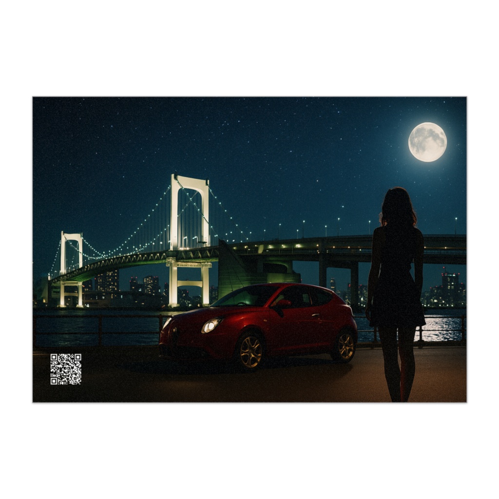 【聴くポスター】「Bay Side Night」 | 空間を彩る16分32秒のフュージョンBGM