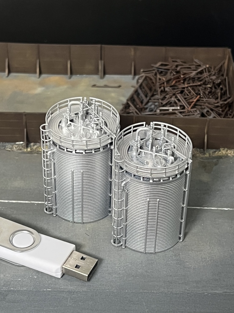 1/150 化学プラント ガスタンク