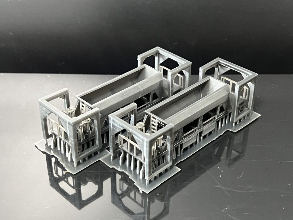 改良版(Nゲージ)RhB スイス レーティッシュ鉄道 砂利運搬ホッパー貨車Fadイメージ車両