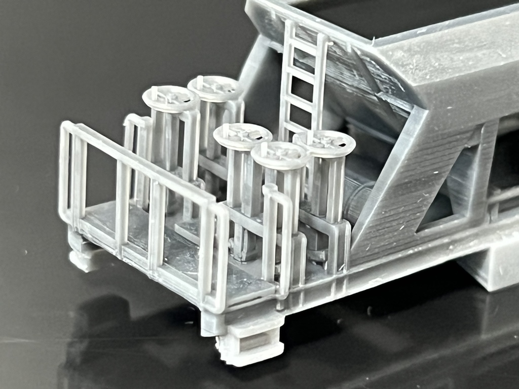 改良版(Nゲージ)RhB スイス レーティッシュ鉄道 砂利運搬ホッパー貨車Fadイメージ車両