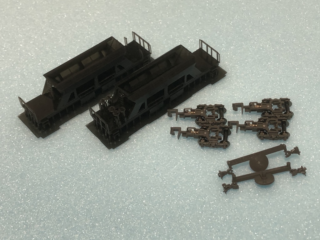 改良版(Nゲージ)RhB スイス レーティッシュ鉄道 砂利運搬ホッパー貨車Fadイメージ車両