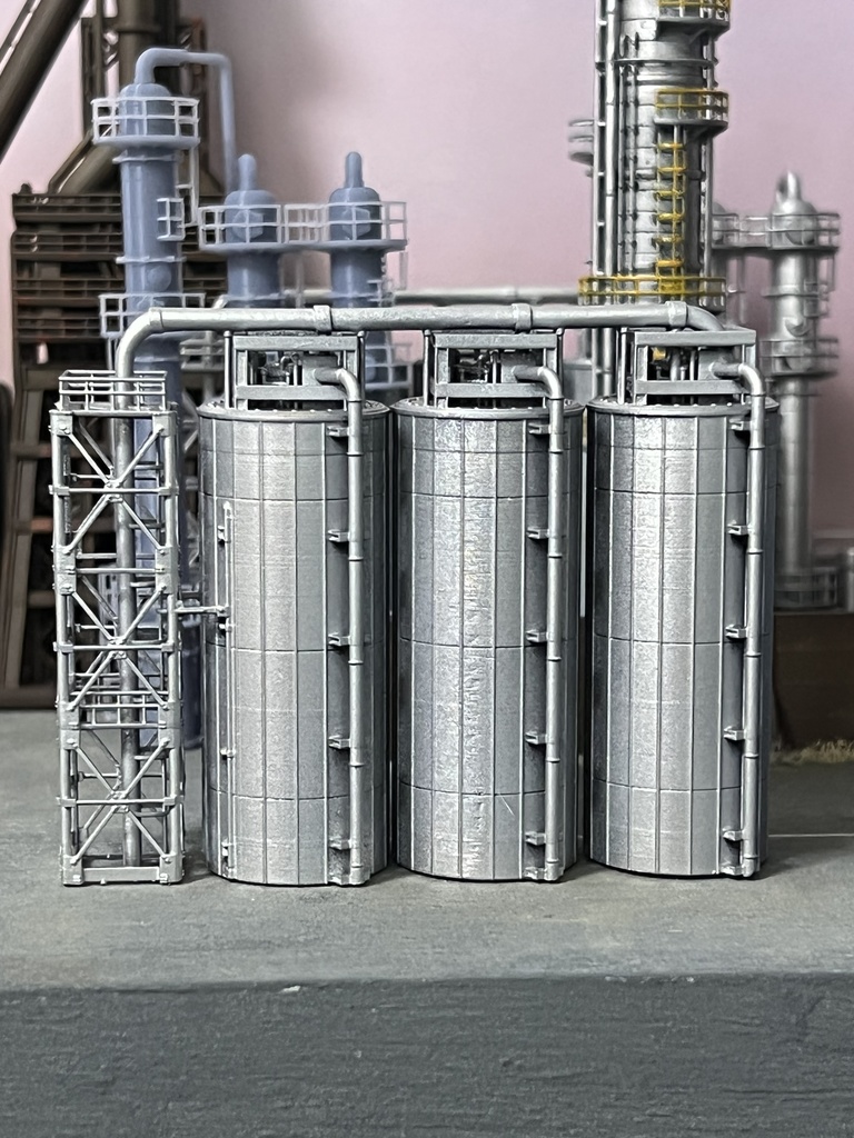 1/150 Nゲージストラクチャー 連接タンク(未塗装)