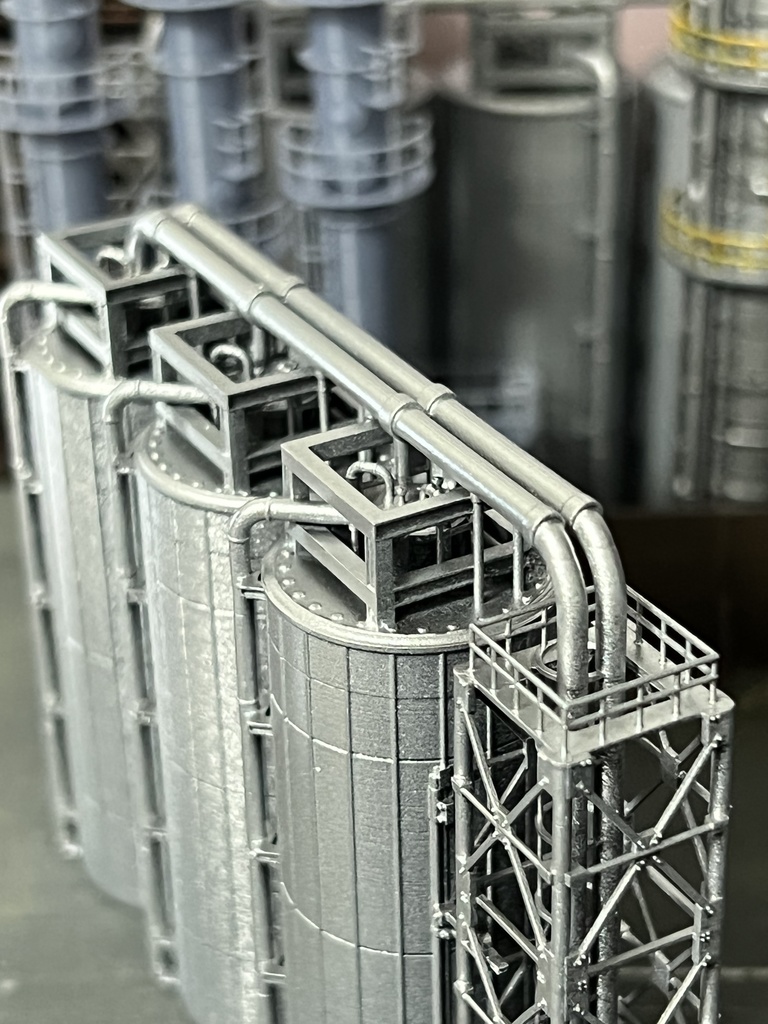 1/150 Nゲージストラクチャー 連接タンク(未塗装)