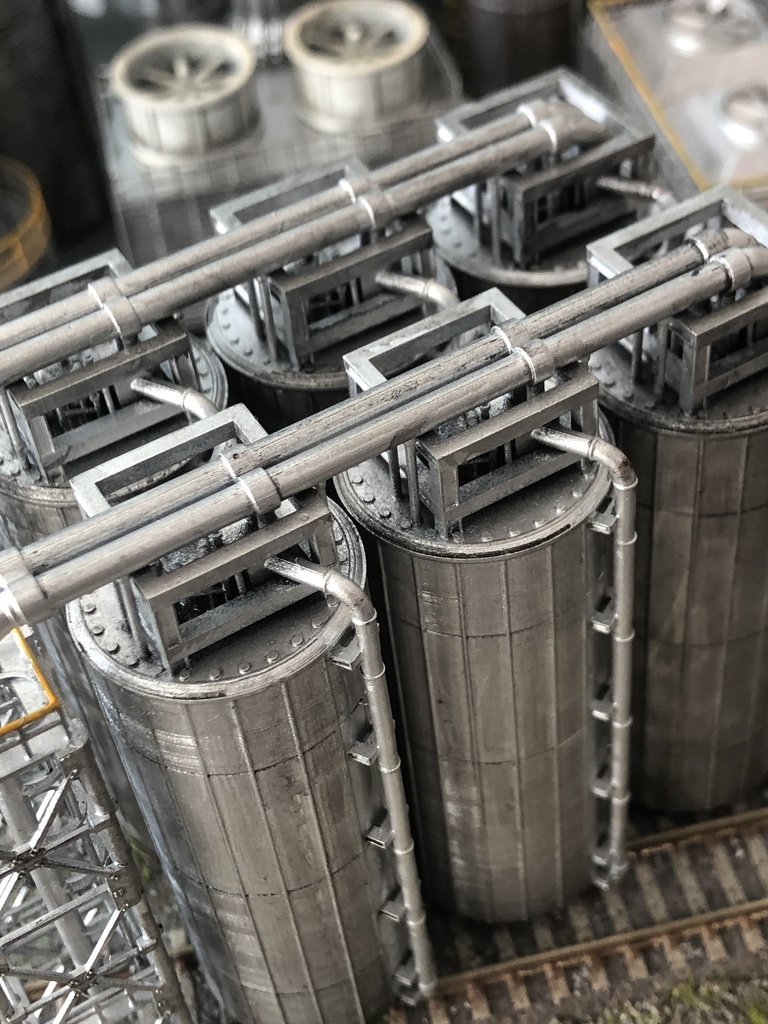 1/150 Nゲージストラクチャー 連接タンク(未塗装)