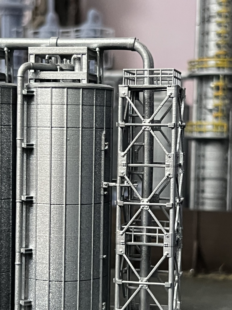 1/150 Nゲージストラクチャー 連接タンク(未塗装)