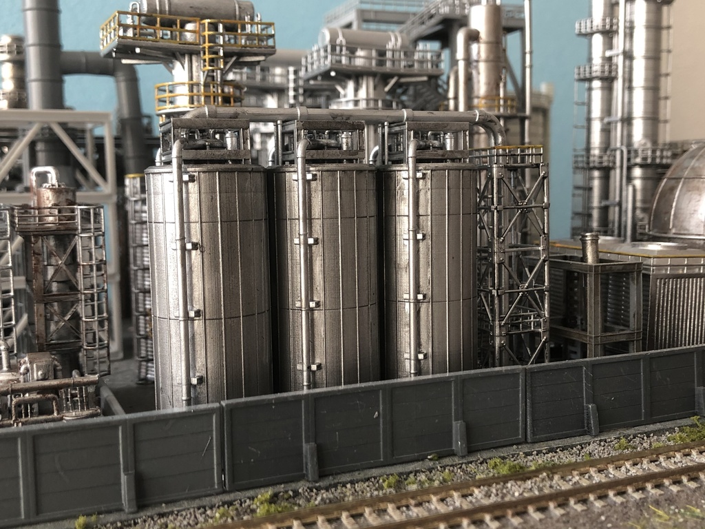 1/150 Nゲージストラクチャー 連接タンク(未塗装)