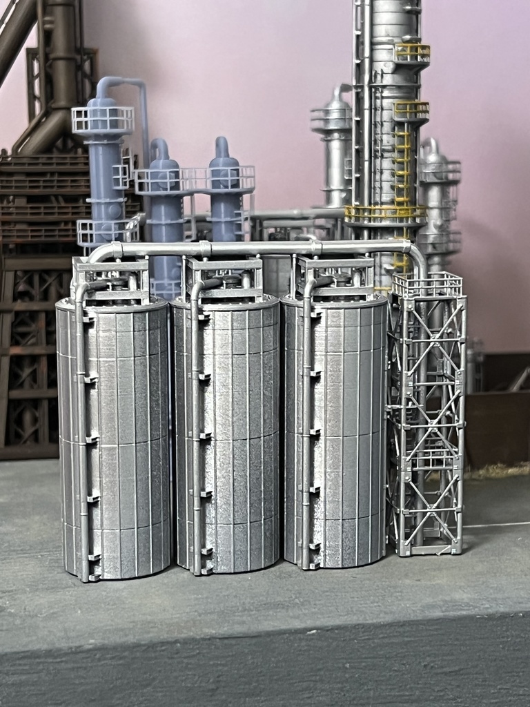 1/150 Nゲージストラクチャー 連接タンク(未塗装)