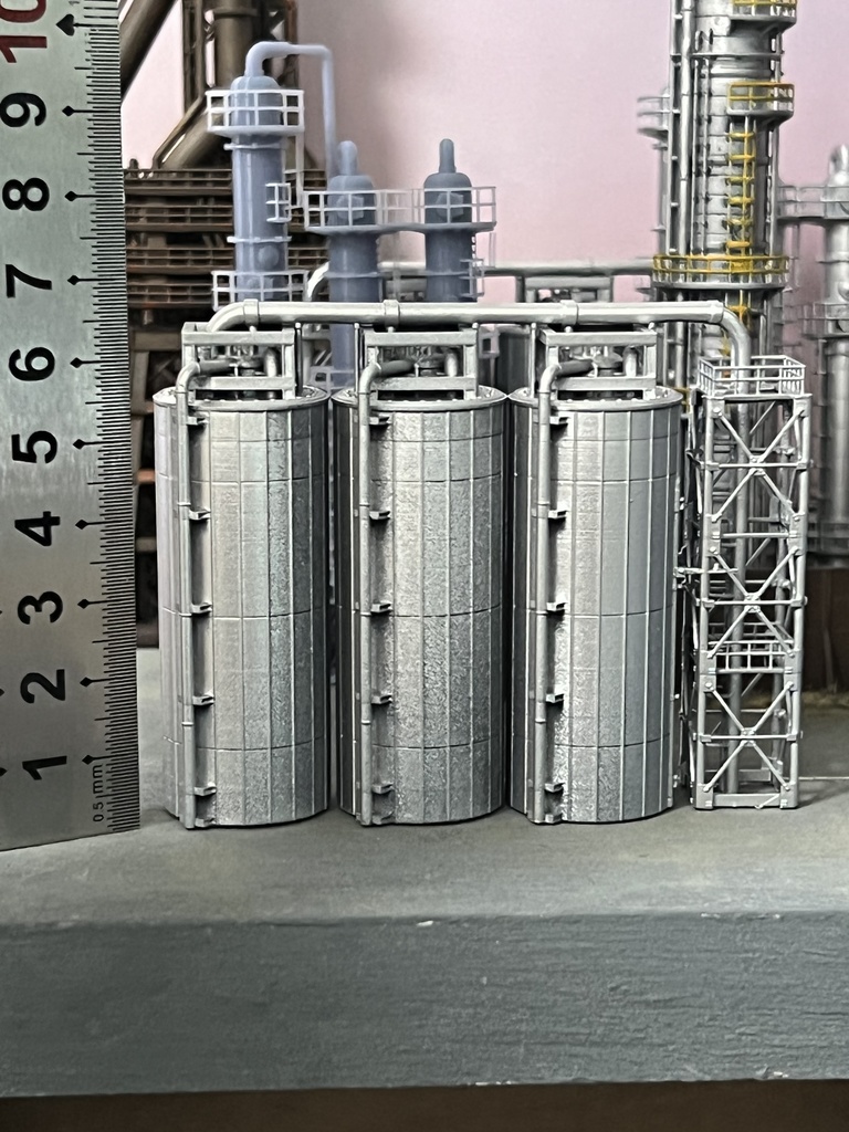 1/150 Nゲージストラクチャー 連接タンク(未塗装)