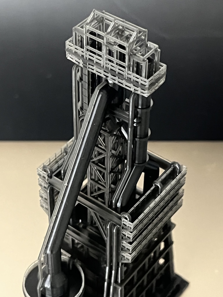 1/150 Nゲージストラクチャー 製鉄所高炉(未塗装モデル)