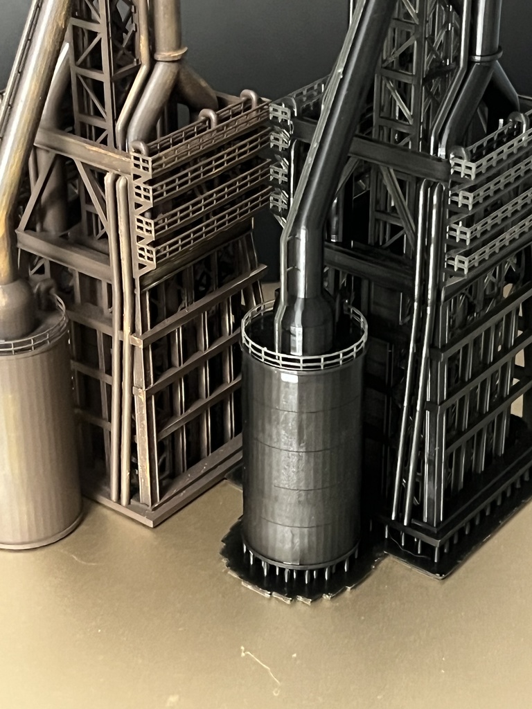 1/150 Nゲージストラクチャー 製鉄所高炉(未塗装モデル)