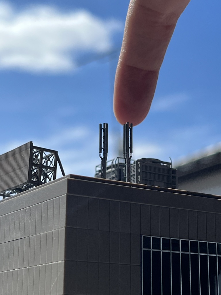 1/150 屋上アンテナ(未塗装、3点セット)