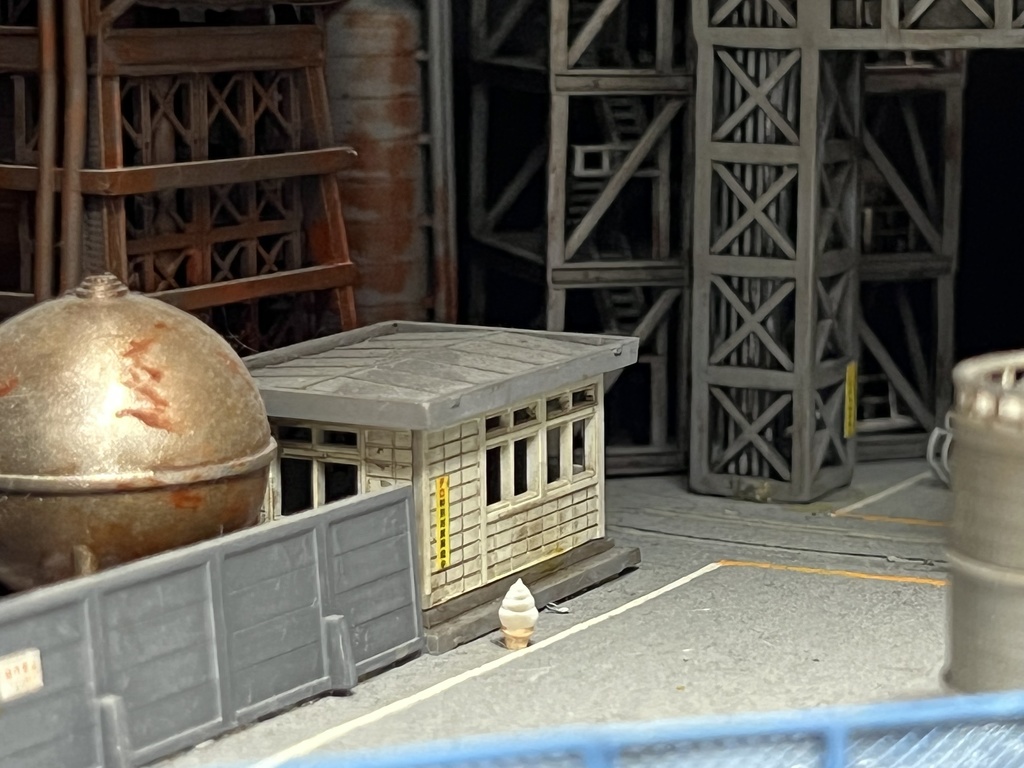 1/150 ソフトクリーム看板(塗装済)