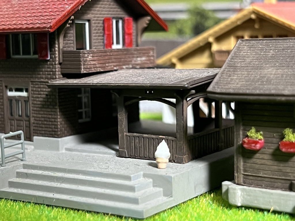 1/150 ソフトクリーム看板(塗装済)