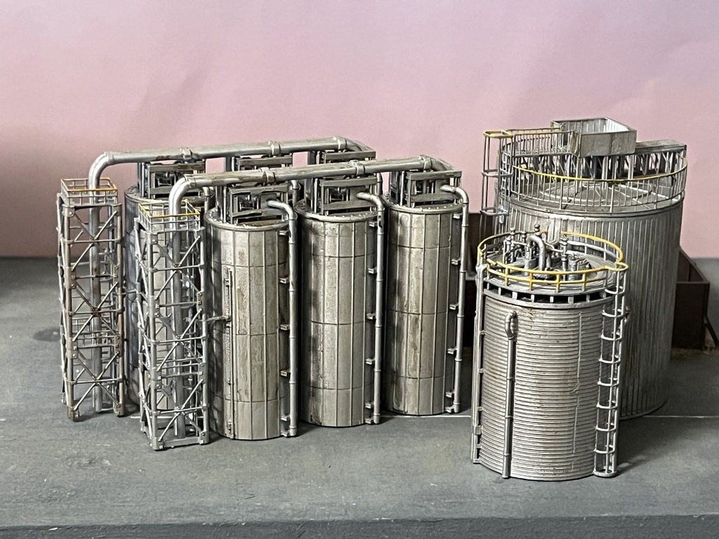 工場ストラクチャーセット(ウェザリング済み、ワケアリ)