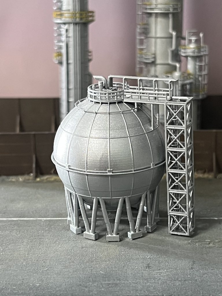 1/220 Zゲージサイズ　球形タンク　塗装済み
