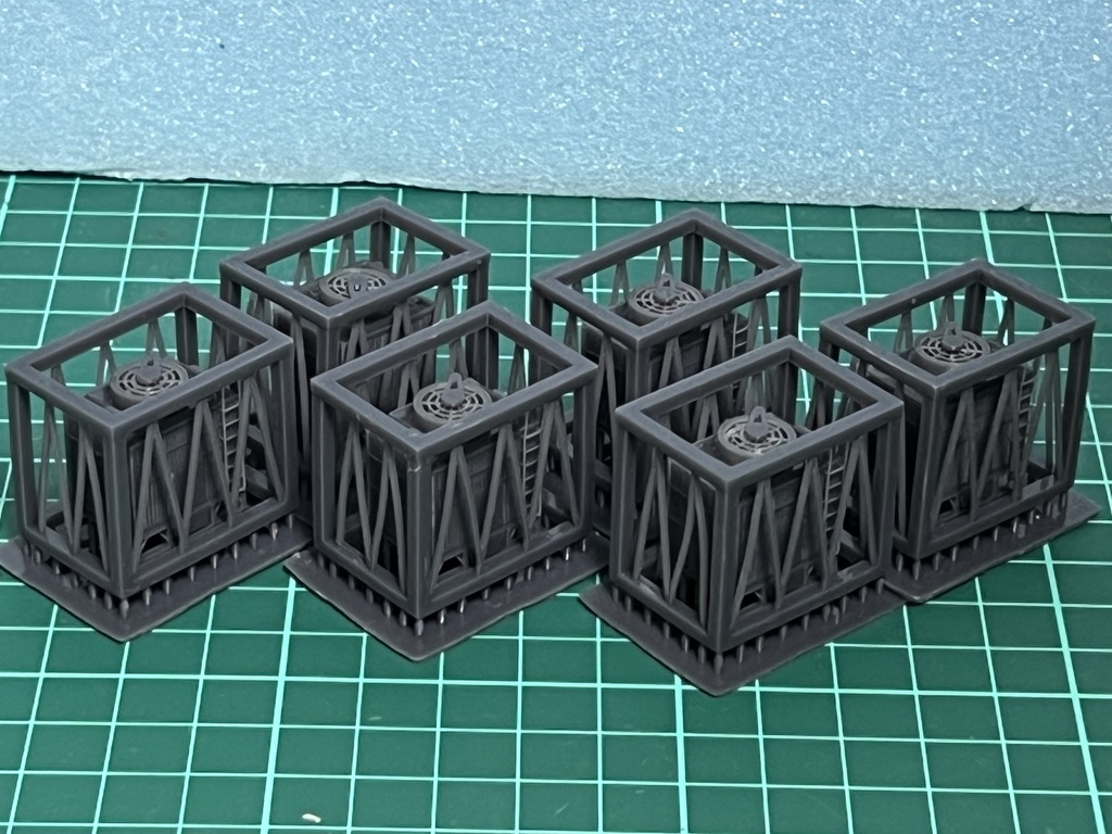 (特価品)1/150 冷却塔キット　６個セット