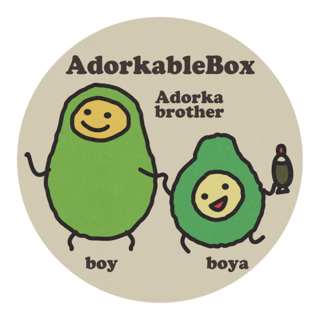 マスキングテープ「あどかぼブラザーズ」【AborkableBox/アドーカブルボックス】