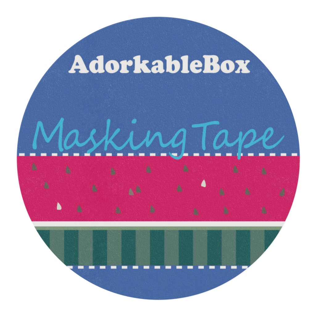 マスキングテープ「スイカ」【AborkableBox/アドーカブルボックス】