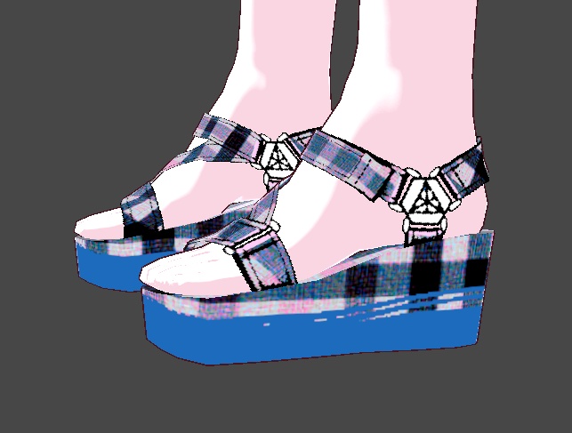 (FULL OUTFIT) Blue Plaid Gingham Maid Dress Outfit