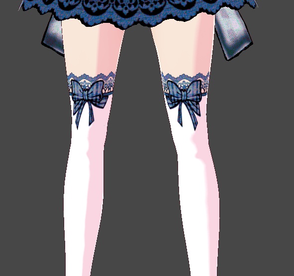 (FULL OUTFIT) Blue Plaid Gingham Maid Dress Outfit