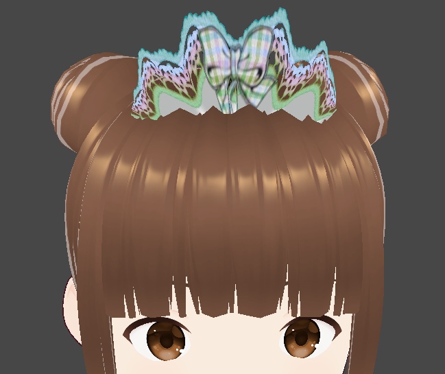 (FULL OUTFIT) Blue Green Rainbow Plaid Gingham Maid Dress Outfit