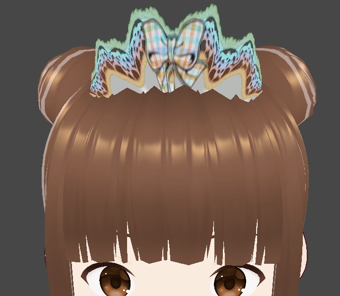 (FULL OUTFIT) Green Orange Rainbow Plaid Gingham Maid Dress Outfit