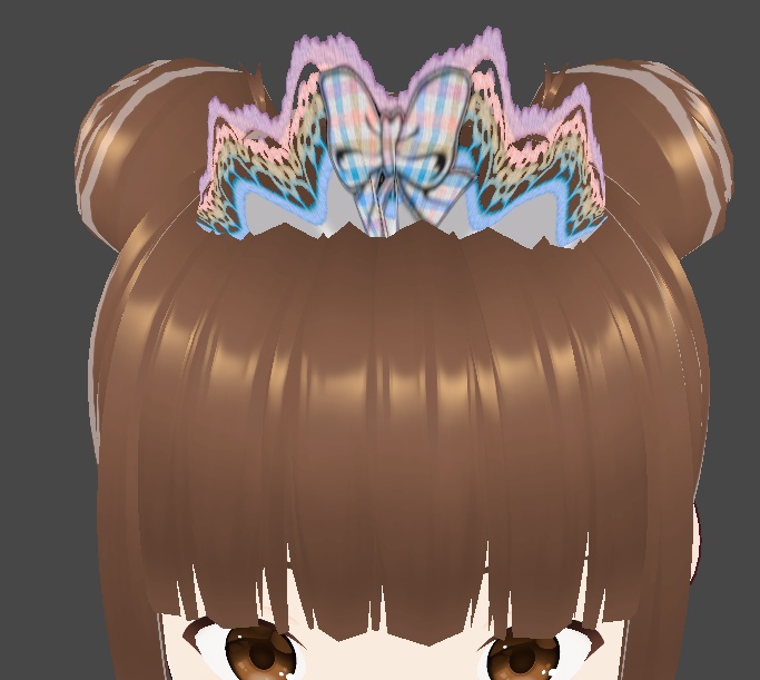 (FULL OUTFIT) Pink Blue Rainbow Plaid Gingham Maid Dress Outfit