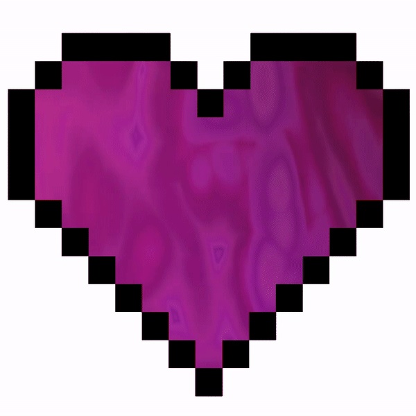 (MULTIPACK OF 8) Rainbow RGB Heart Animated Stream Alerts with sound