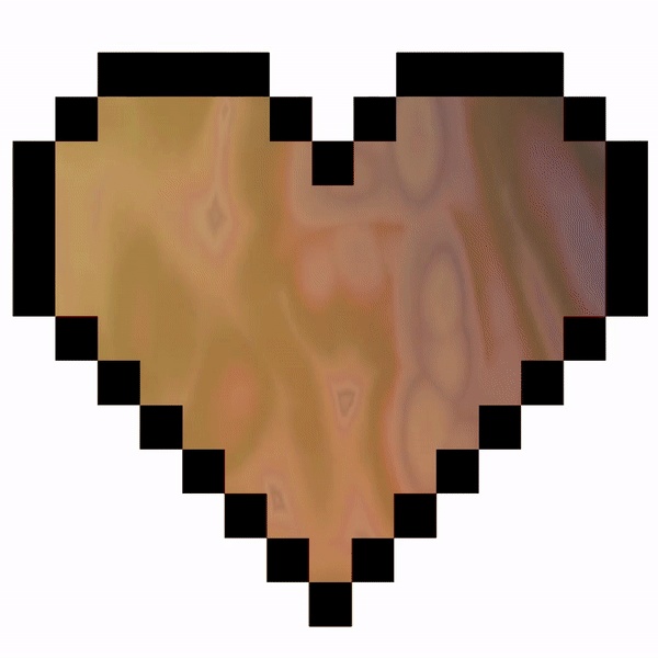 (MULTIPACK OF 8) Rainbow RGB Heart Animated Stream Alerts with sound