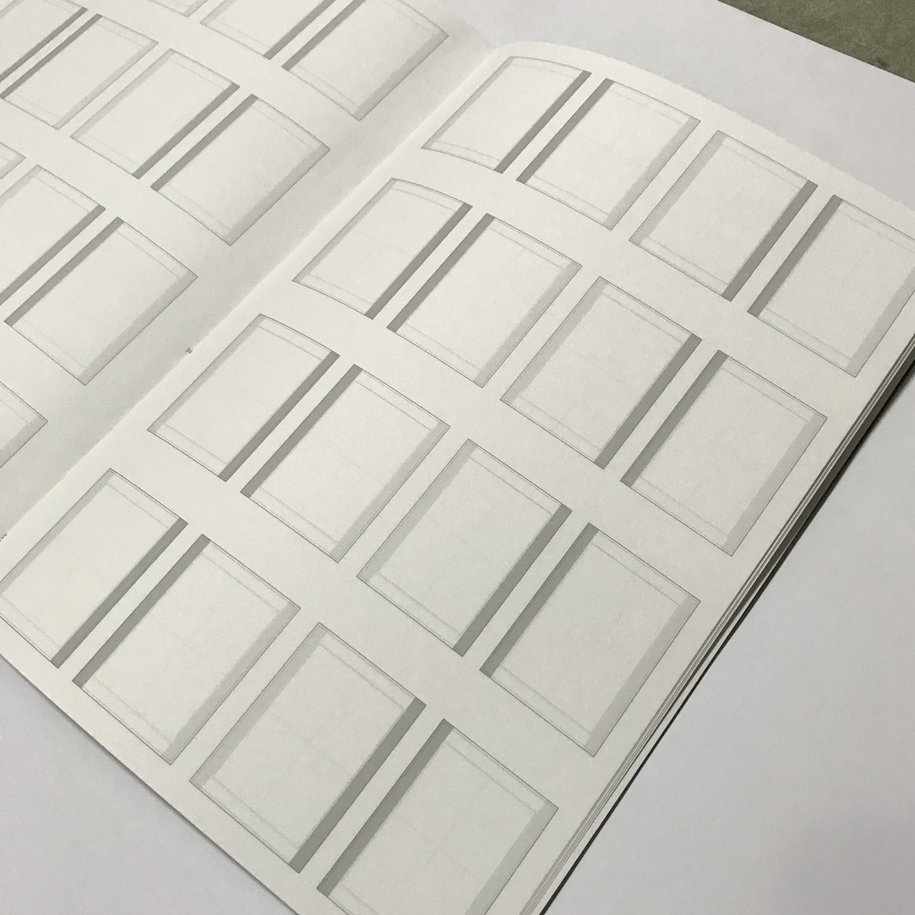 漫画用ネームノート + トーン印刷見本