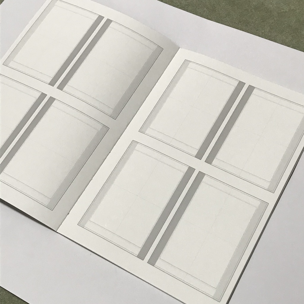 漫画用ネームノート + トーン印刷見本