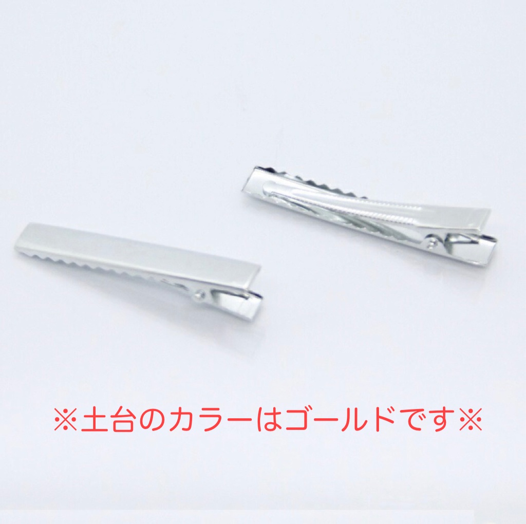 スチームパンク風ヘアクリップ