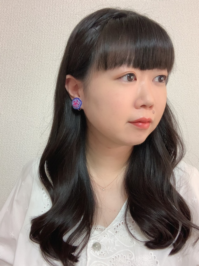 水引きイヤリングNo.12