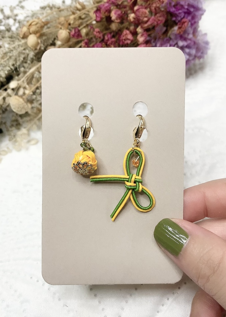 水引チャーム〜キンモクセイ〜