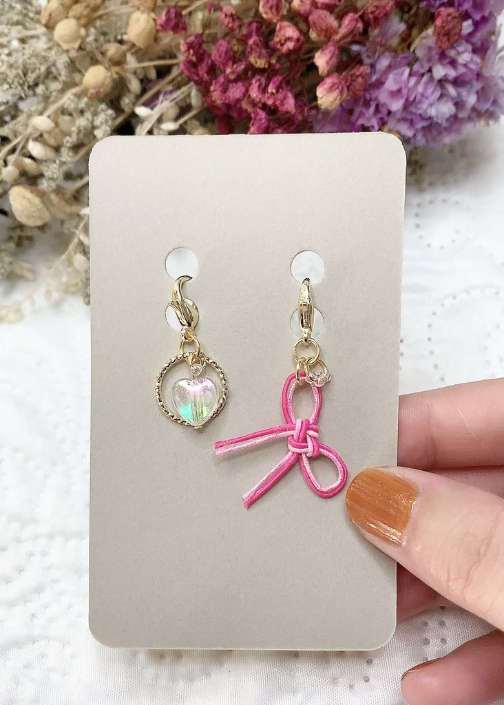 水引チャーム〜推しカラーピンク〜