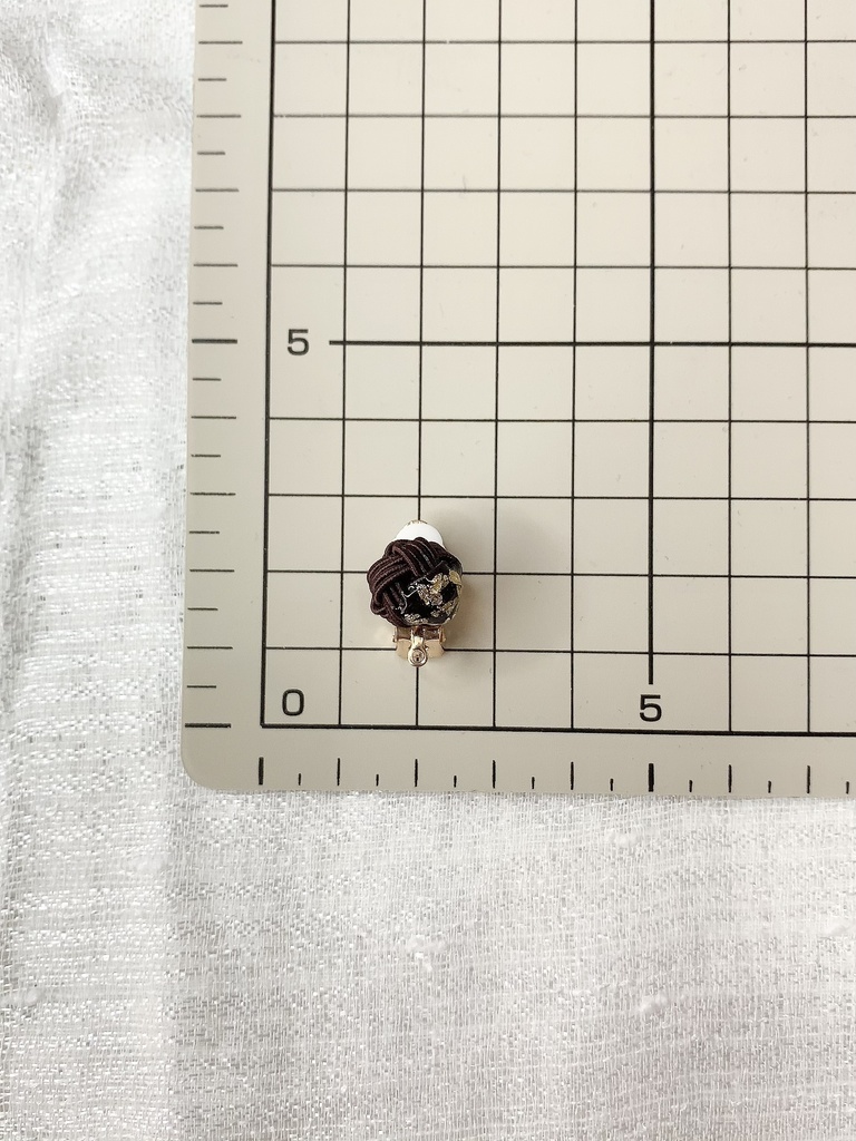 つぼみイヤリング・ピアス(レッド)