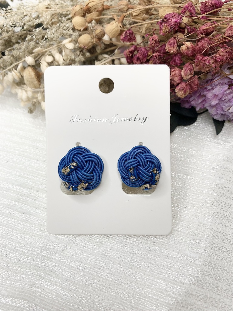 花うらないイヤリング・ピアス(カジュアルブルー)