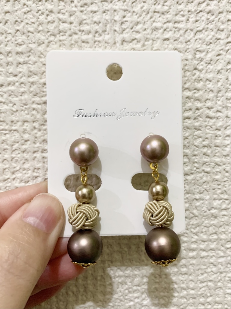 Aパール水引ピアス