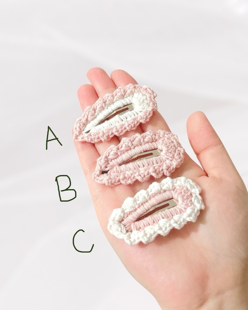 ナチュラルかわいいパッチンピン小