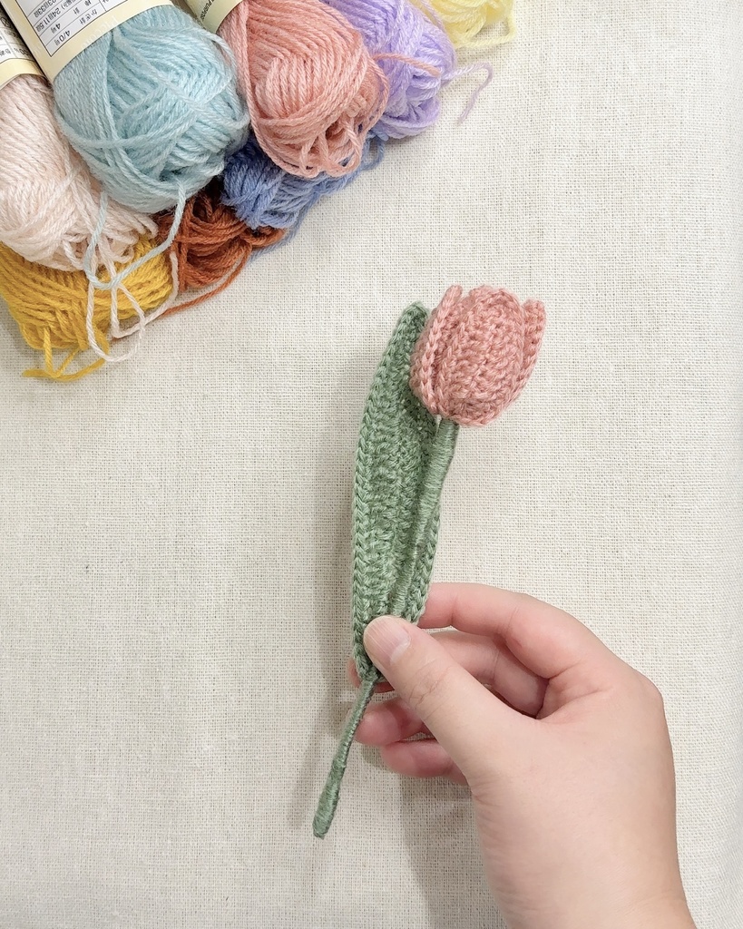 チューリップ/受注生産/毛糸のお花