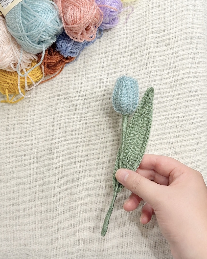 チューリップ/受注生産/毛糸のお花