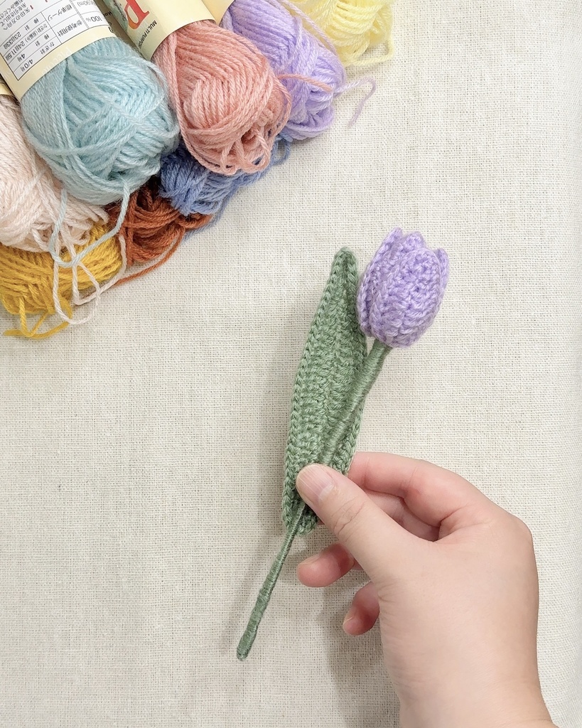 チューリップ/受注生産/毛糸のお花