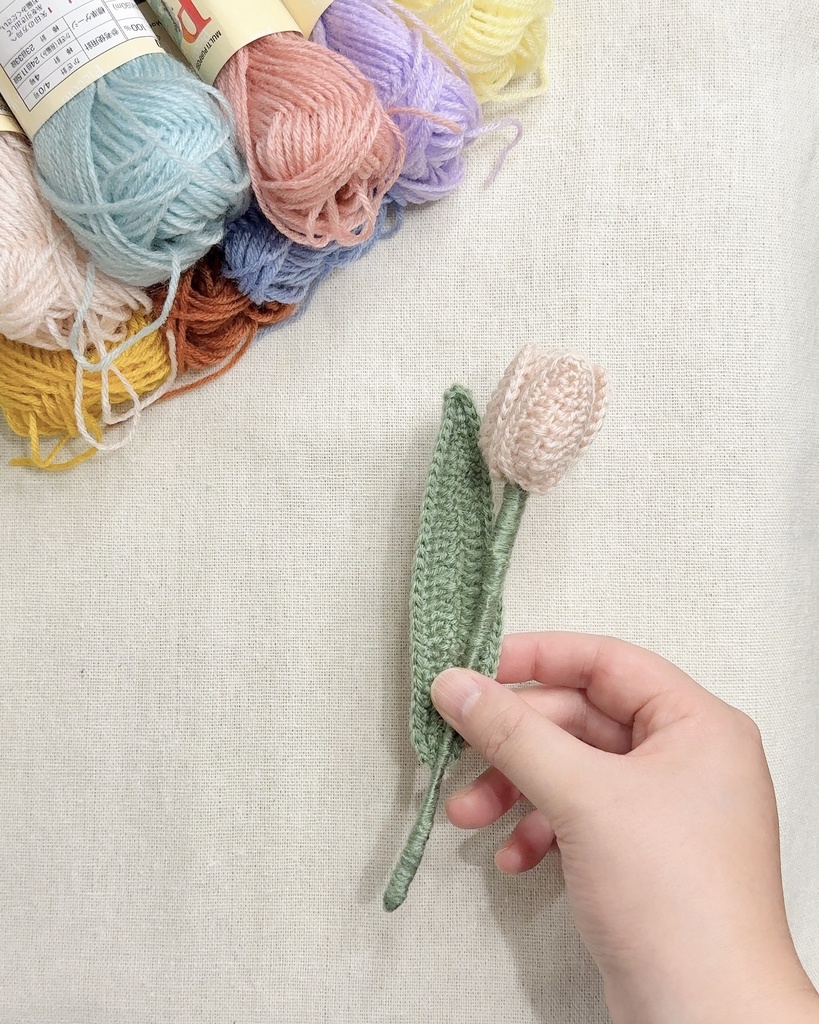 チューリップ/受注生産/毛糸のお花