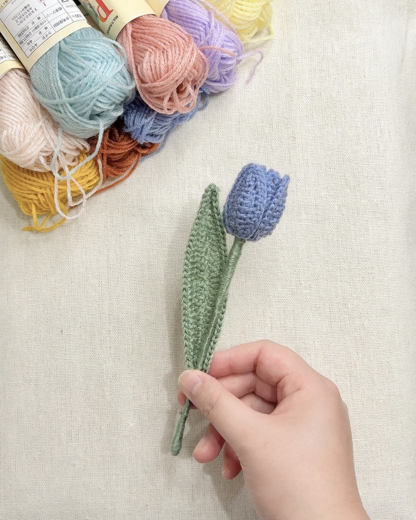 チューリップ/受注生産/毛糸のお花