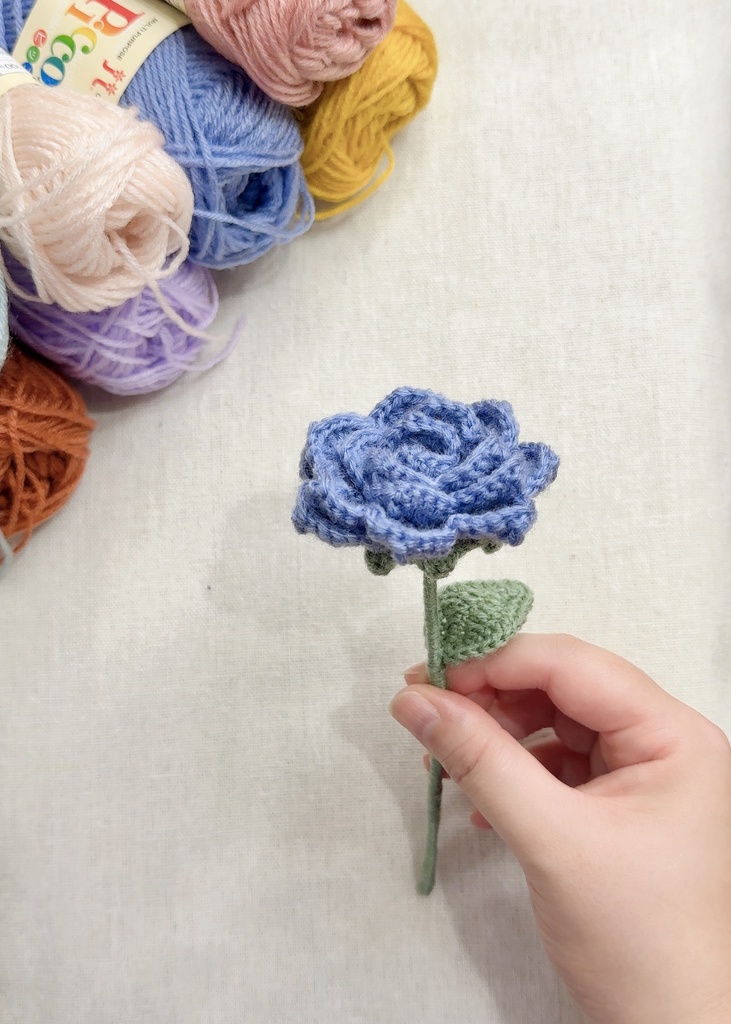 バラ/受注生産/毛糸のお花