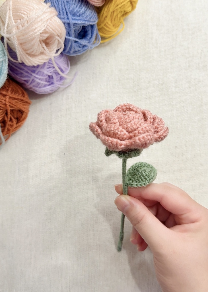 バラ/受注生産/毛糸のお花