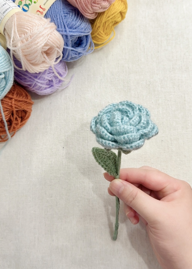 バラ/受注生産/毛糸のお花