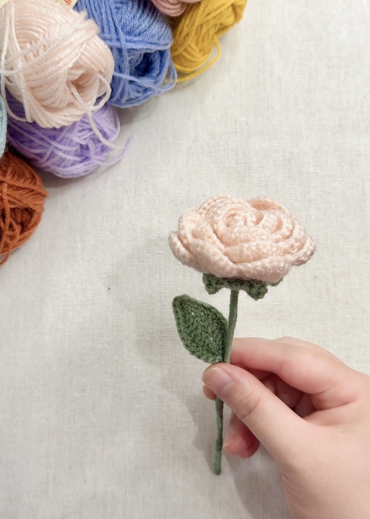 バラ/受注生産/毛糸のお花