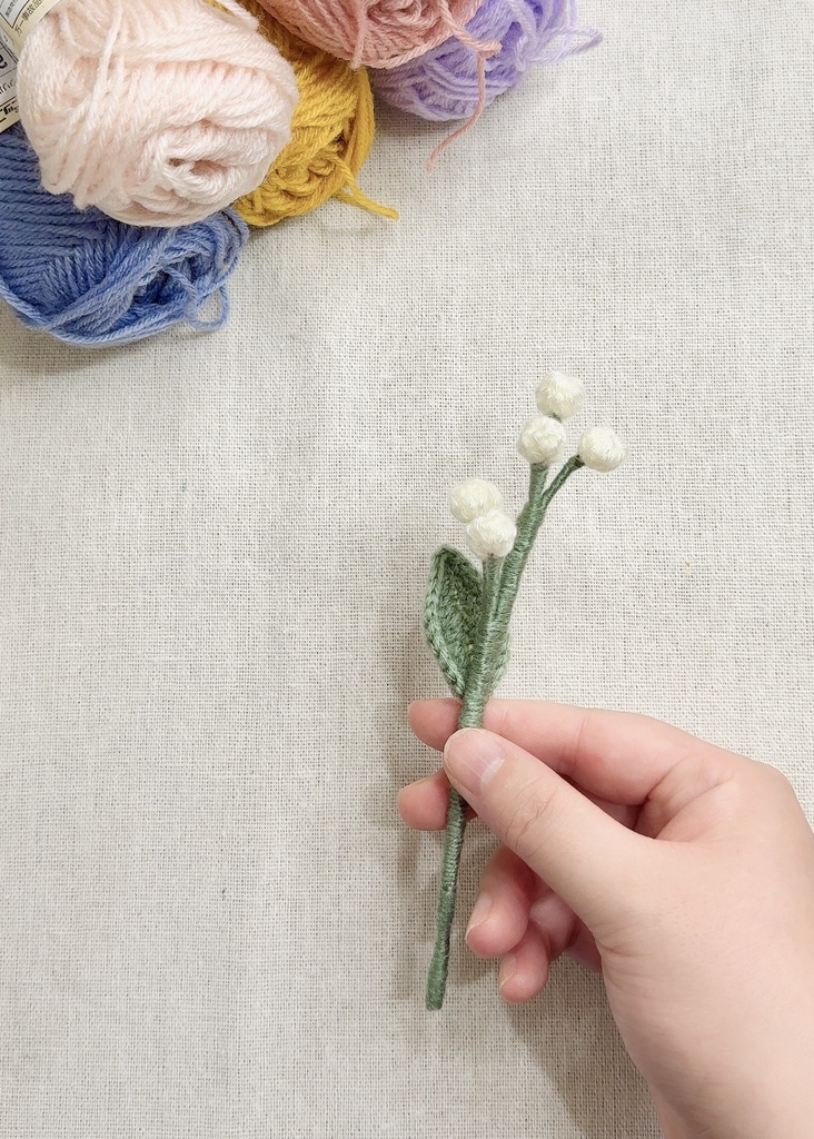 カスミソウ/受注生産/毛糸のお花